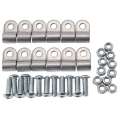 Picture of Russell Performance Stainless Steel Brake Line Clamps 12 pcs