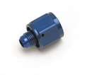 Picture of Russell Performance BLUE ANODIZED -6 TUBE COUPLING NUT W- FLARED REDUCER TO -4 AN MALE