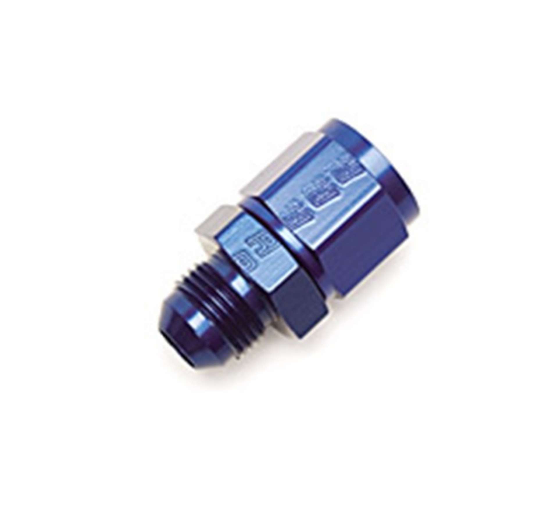 Picture of Russell Performance -10 AN Female to -8 AN to Male B-Nut Reducer Blue