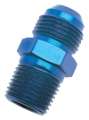 Picture of Russell Performance -3 AN to 1-8in NPT Straight Flare to Pipe Blue