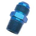 Picture of Russell Performance -3 AN to 1-8in NPT Straight Flare to Pipe Blue