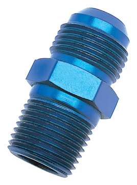 Picture of Russell Performance -4 AN to 1-8in NPT Straight Flare to Pipe Blue