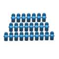 Picture of Russell Performance -4 AN to 1-8in NPT Straight Flare to Pipe Blue 25 pcs