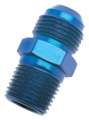 Picture of Russell Performance -8 AN to 1-2in NPT Straight Flare to Pipe Blue