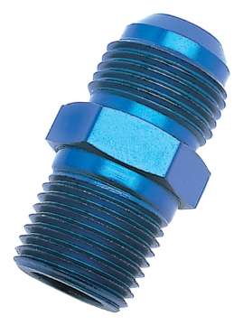 Picture of Russell Performance -16 AN to 3-4in NPT Straight Flare to Pipe Blue