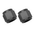 Picture of Russell Performance -6 AN Tube Nuts 3-8in dia- Black 2 pcs