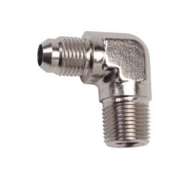 Picture of Russell Performance -6 AN to 3-8in NPT 90 Degree Flare to Pipe Adapter Endura