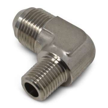 Picture of Russell Performance -6 AN to 3-8in NPT 90 Degree Flare to Pipe Adapter Endura