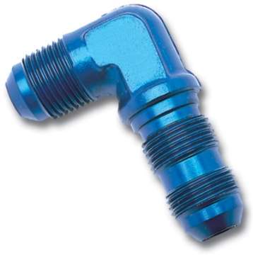 Picture of Russell Performance -3 AN 90 Degree Flare Bulkhead Blue