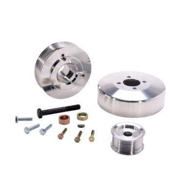 Picture of BBK 97-04 Ford F150 Expedition 4-6 5-4 Underdrive Pulley Kit - Lightweight CNC Billet Aluminum 3pc
