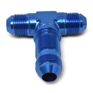 Picture of Russell Performance -3 AN Flare Bulkhead Tee Fitting Blue