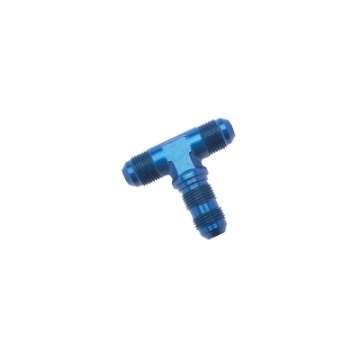 Picture of Russell Performance -4 AN Flare Bulkhead Tee Fitting Blue