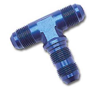 Picture of Russell Performance -6 AN Flare Bulkhead Tee Fitting Blue