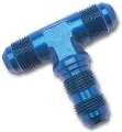 Picture of Russell Performance -8 AN Flare Bulkhead Tee Fitting Blue