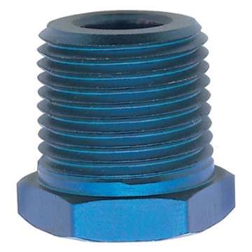 Picture of Russell Performance 3-8in Male to 1-4in Female Pipe Bushing Reducer Blue