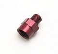 Picture of Russell Performance 1-8in Male to 1-4in Female Pipe Bushing Reducer Red