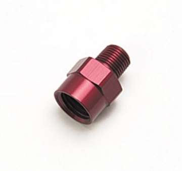 Picture of Russell Performance 1-8in Male to 1-4in Female Pipe Bushing Reducer Red