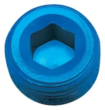 Picture of Russell Performance 1-2in Allen Socket Pipe Plug Blue