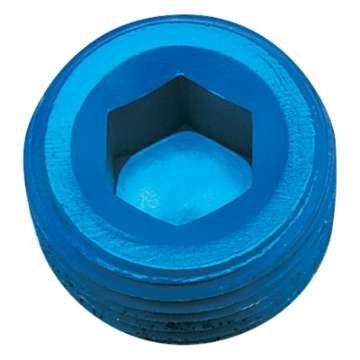 Picture of Russell Performance 1-2in Allen Socket Pipe Plug Blue