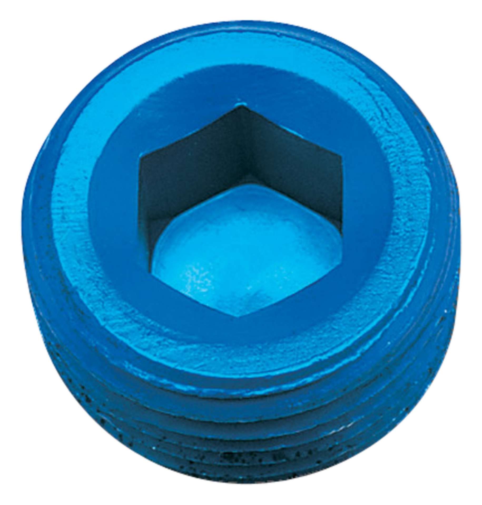 Picture of Russell Performance 3-4in Allen Socket Pipe Plug Blue