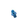 Picture of Russell Performance -6 AN Flare to 3-8in Pipe Pressure Adapter Blue