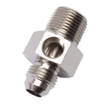 Picture of Russell Performance -6 AN Flare to 1-4in Pipe Pressure Adapter Endura