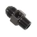 Picture of Russell Performance -6 AN Flare to 3-8in Pipe Pressure Adapter Black