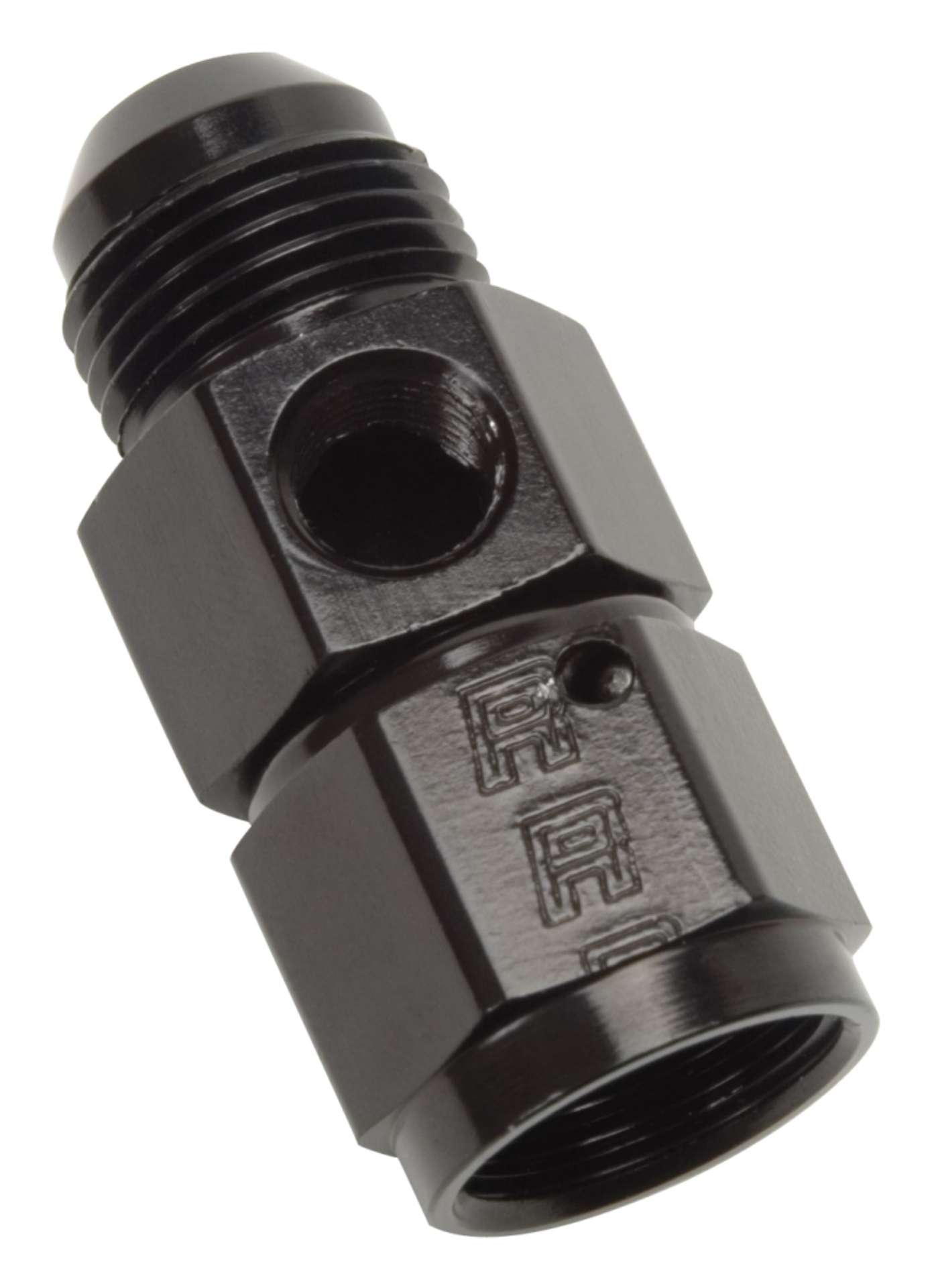 Picture of Russell Performance -6 AN Fuel Pressure Take off Black