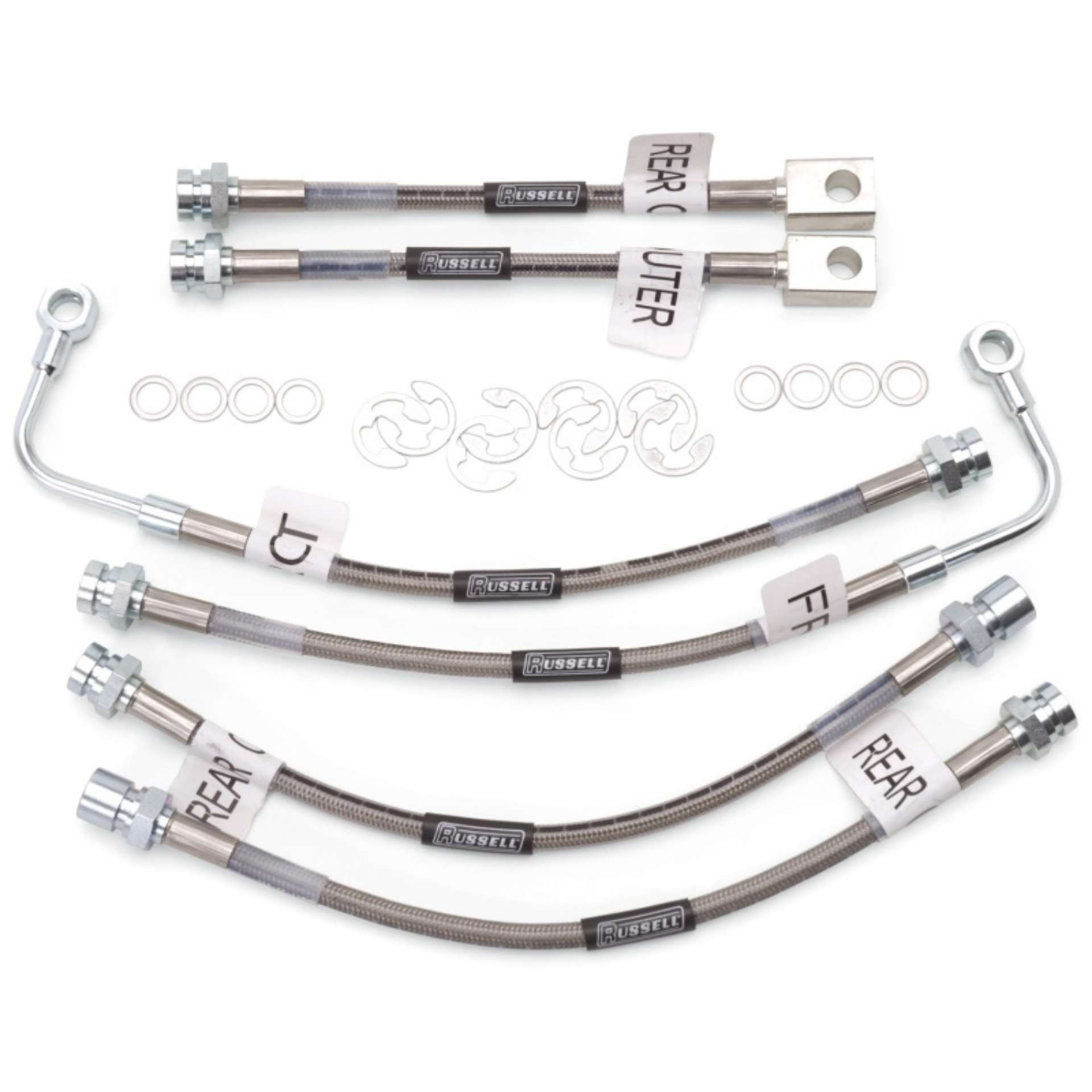 Picture of Russell Performance 98-02 Pontiac Firebird with Traction Control Brake Line Kit