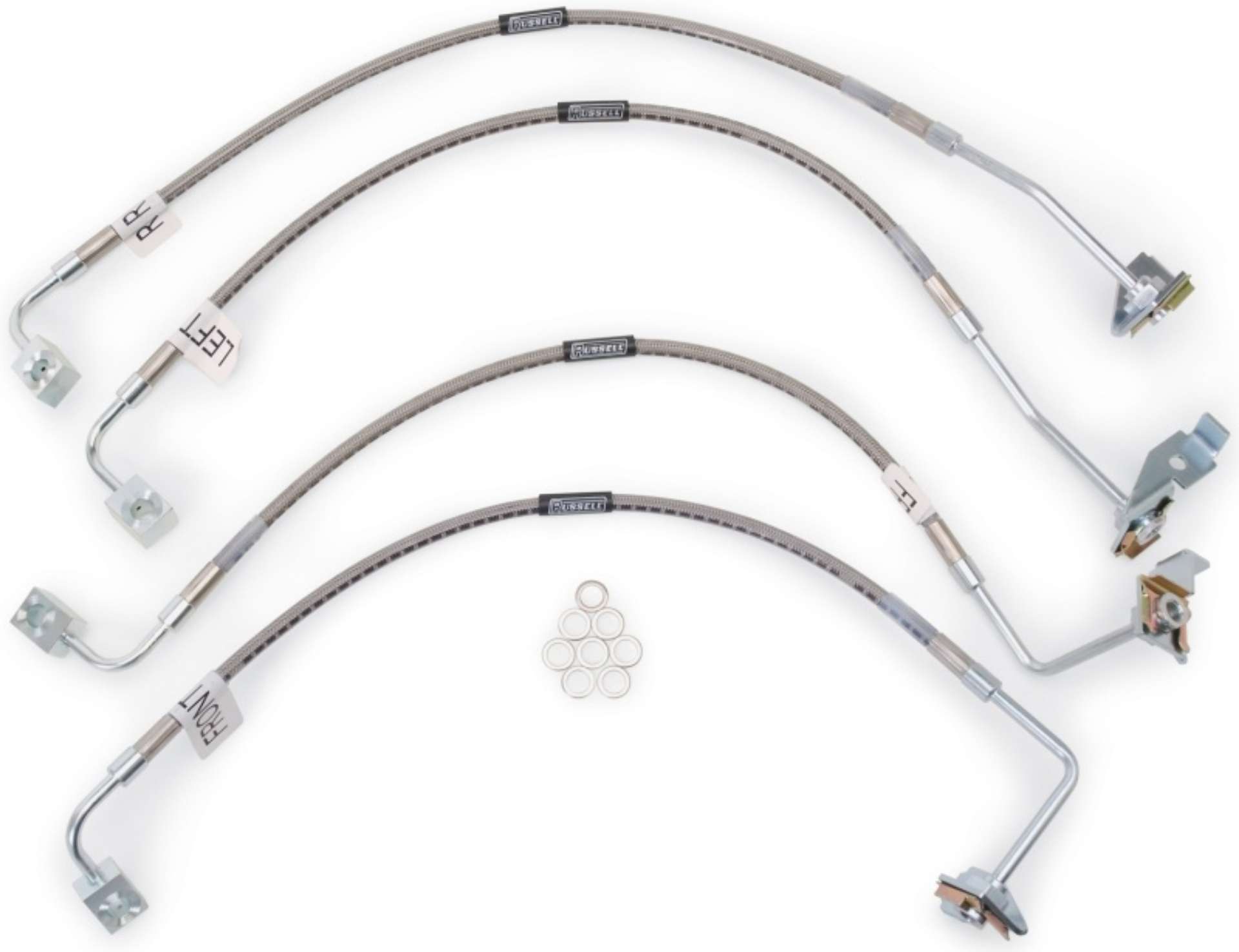 Picture of Russell Performance 07-08 Jeep Wrangler JK with 4in Lift Brake Line Kit