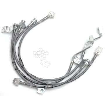 Picture of Russell Performance 99-06 Ford Excursion 4WD with 4in-5-5in lift Brake Line Kit