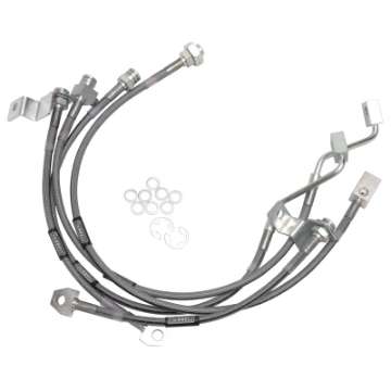 Picture of Russell Performance 99-06 Ford Excursion 4WD with 4in-5-5in lift Brake Line Kit