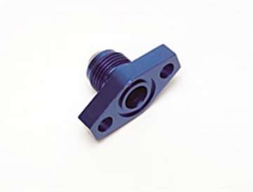 Picture of Russell Performance -10 AN Blue Oil Drain to Male Fitting Includes Viton O-ring