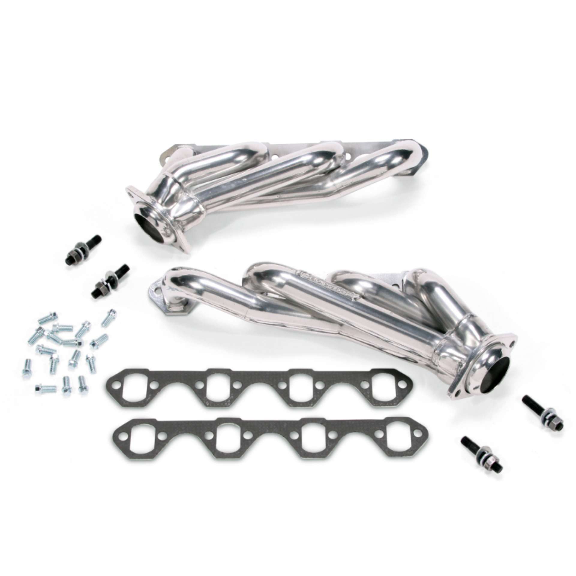 Picture of BBK 79-93 Mustang 5-0 Shorty Unequal Length Exhaust Headers - 1-5-8 Silver Ceramic