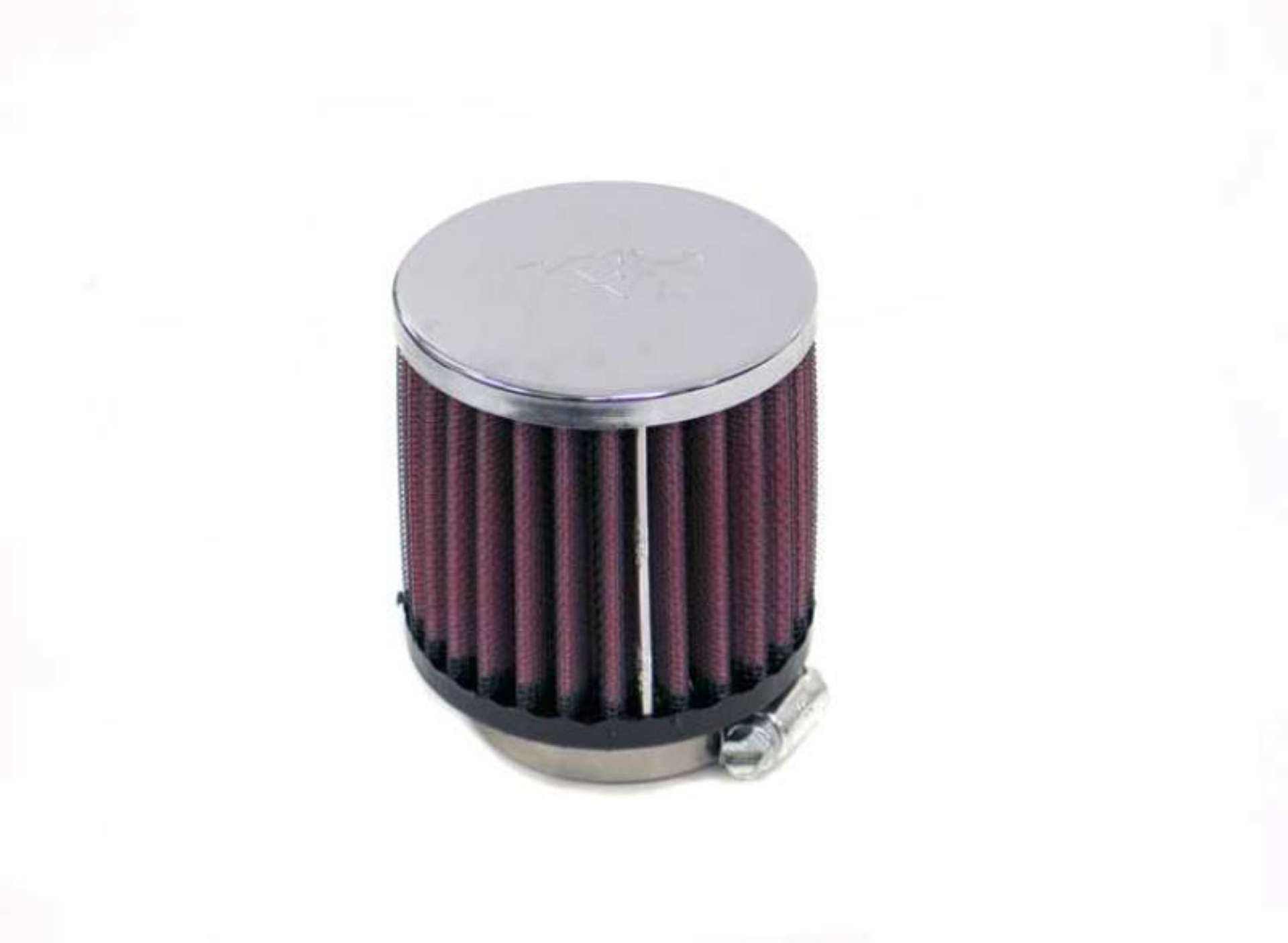 Picture of K&N Universal Chrome Filter-Round Straight 2-125in Flg ID x 3in OD x 3in H