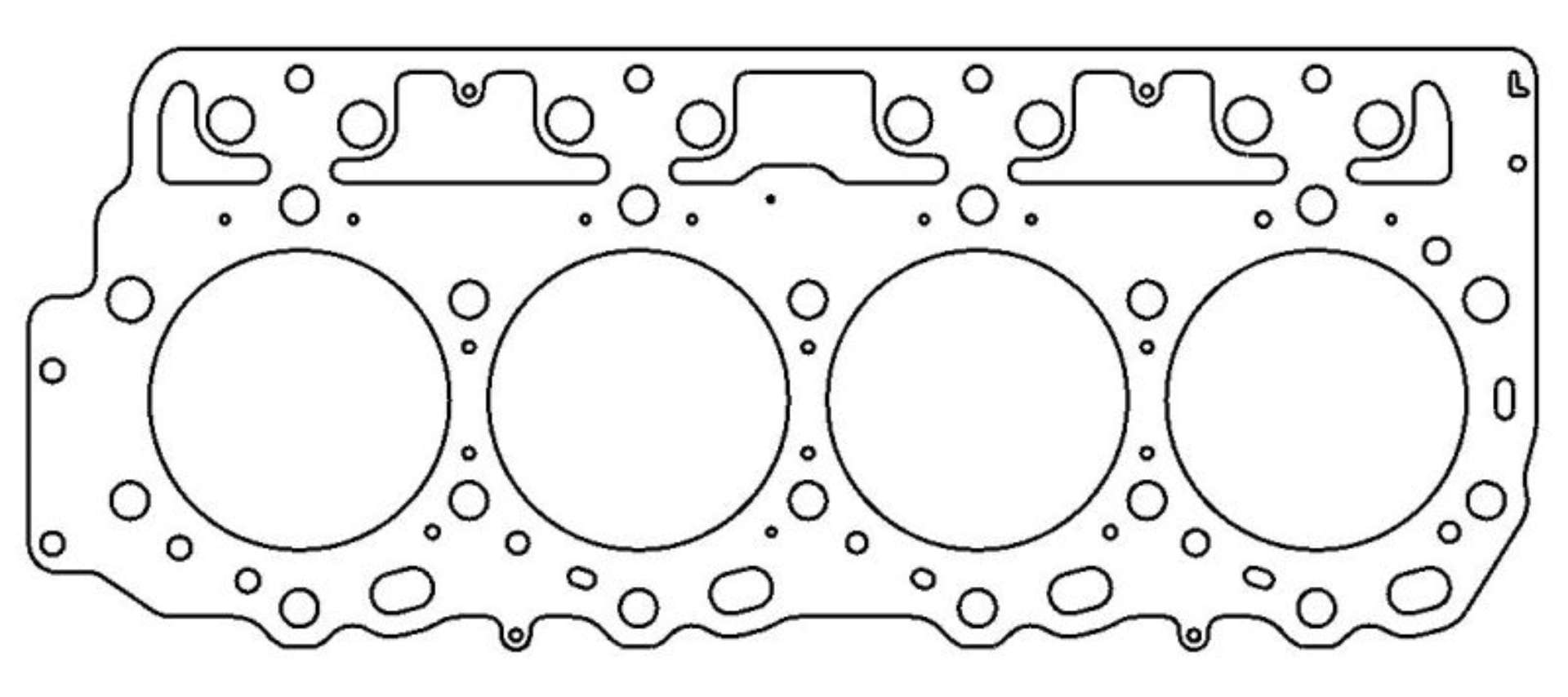 Picture of Cometic GM 6-6L Duramax Diesel 01-06 4-100 inch Bore -040 inch MLS Left Head Gasket