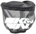 Picture of K&N Air Filter Wrap Black Oval Tapered 3-75in Base I-S Width x 2-5in Top I-S Width x 2-75in H