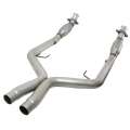 Picture of BBK 05-10 Mustang 4-6 GT High Flow X Pipe With Catalytic Converters - 2-3-4