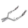 Picture of BBK 05-10 Mustang 4-6 GT High Flow X Pipe With Catalytic Converters - 2-3-4