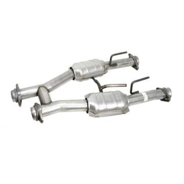 Picture of BBK 79-93 Mustang 5-0 Short Mid H Pipe With Catalytic Converters 2-1-2 For BBK Long Tube Headers