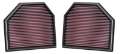 Picture of K&N Replacement Air Filter for 11-14 BMW M5-M6 4-4L V8 - 2015 M4-M3 3-0L I6  2 per box