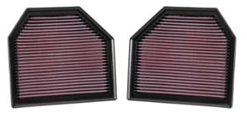 Picture of K&N Replacement Air Filter for 11-14 BMW M5-M6 4-4L V8 - 2015 M4-M3 3-0L I6  2 per box