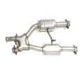 Picture of BBK 79-93 Mustang 5-0 Short Mid X Pipe With Catalytic Converters 2-1-2 For BBK Long Tube Headers