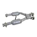 Picture of BBK 79-93 Mustang 5-0 Short Mid X Pipe With Catalytic Converters 2-1-2 For BBK Long Tube Headers