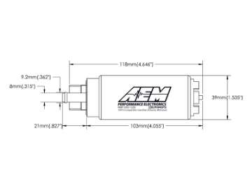 Picture of AEM 340LPH In Tank Fuel Pump Kit - Ethanol Compatible