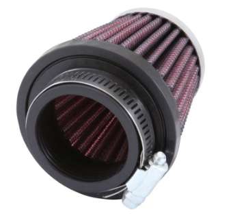 Picture of K&N Universal Chrome Filter-Round Tapered-1-688in Flange ID x 2in Top OD x 3in Base OD x 2-75in H