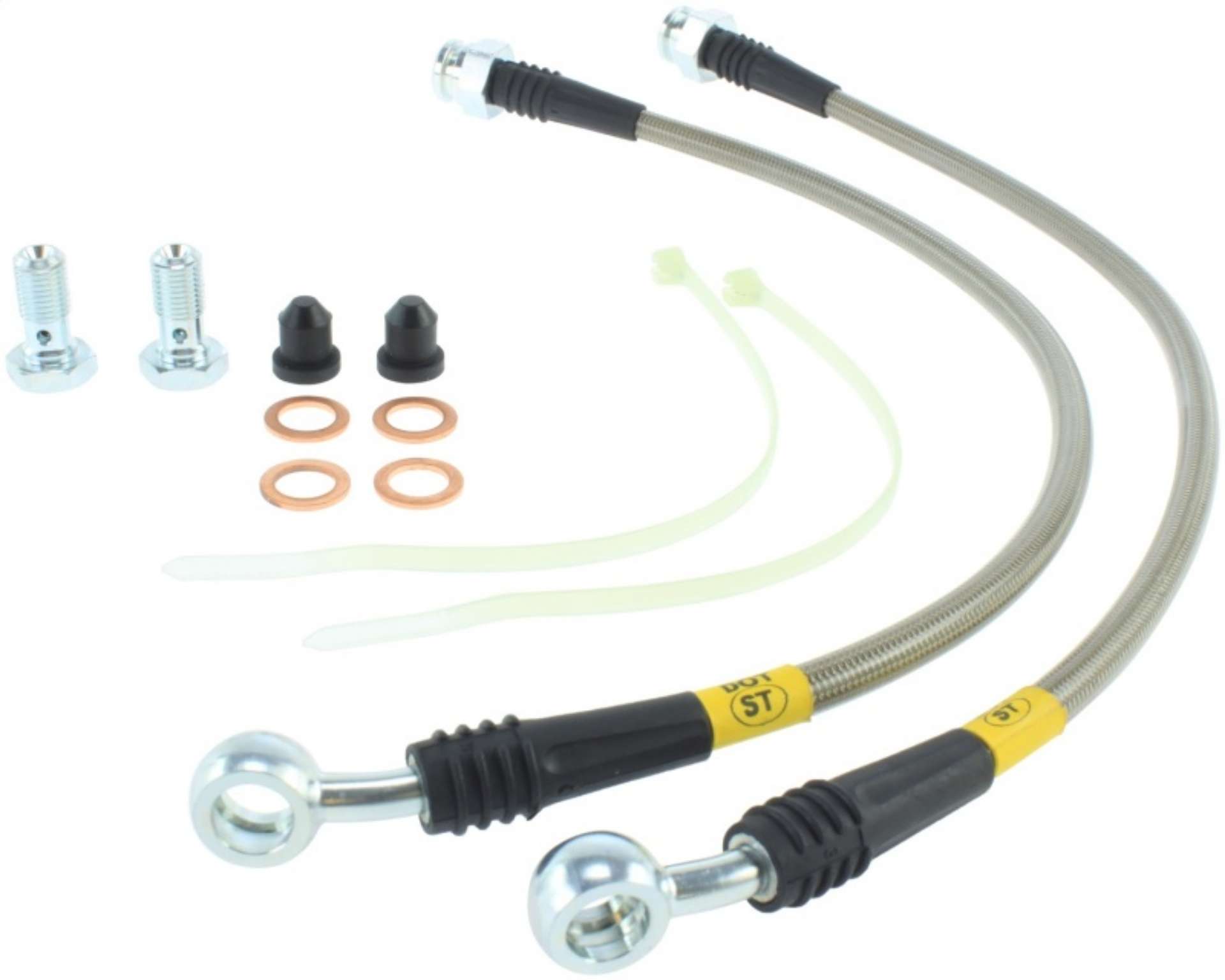 Picture of StopTech 05-10 Jeep Grand Cherokee Stainless Steel Front Brake Lines