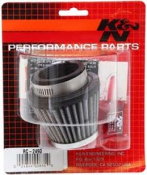 Picture of K&N Universal Chrome Filter - Round Tapered - 3in Base OD x 2in Top OD x 2-375in H