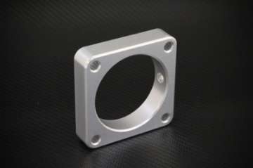 Picture of Torque Solution Throttle Body Spacer Silver: Nissan Sentra SE-R Spec V 2007-2012