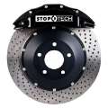 Picture of StopTech 5-93-98 Supra - 92-00 Lexus SC300-SC400 BBK Front Black ST-60 Calipers 355x32 Drilled Rotor